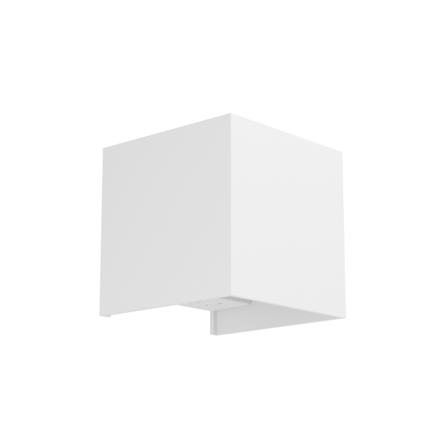 Eglo - Dæmpbar genopladelig LED-væglampe til udendørs brug med bevægelses- og skumringssensor LED/2,2W/5V IP44 hvid