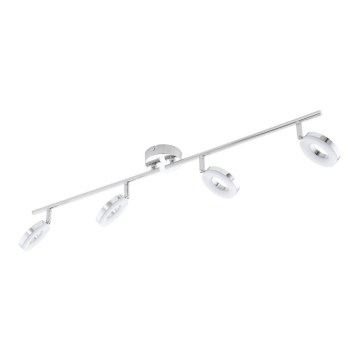 Eglo 75242 - LED-spot ODERZO 3xLED/3,8W/230V blank krom