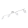 Eglo 75242 - LED-spot ODERZO 3xLED/3,8W/230V blank krom