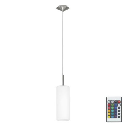 Eglo 75251 - LED pendel dæmpbar RGB-farver ELLUNO-C E27/7,5W/230V