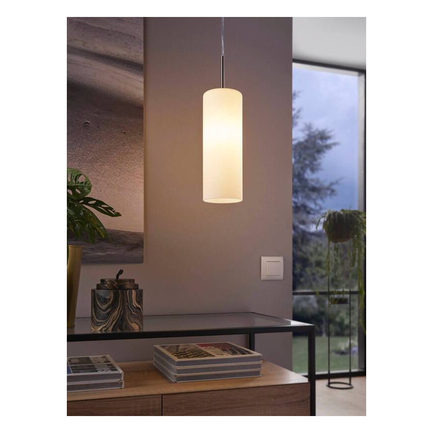 Eglo 75251 - LED pendel dæmpbar RGB-farver ELLUNO-C E27/7,5W/230V