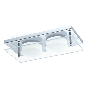 Eglo 75327 -  LED loftlampe ABIOLA 2xLED/6W/230V blank krom