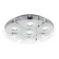 Eglo 75343 - LED-dæmpbar loftlampe CABO-SD 7xGU10/5W/230V Ø 46 cm mat krom