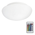 Eglo 75351 - LED RGB Dæmpbar loftlampe ELLA-C 1xE27/7,5W/230V + fjernbetjening
