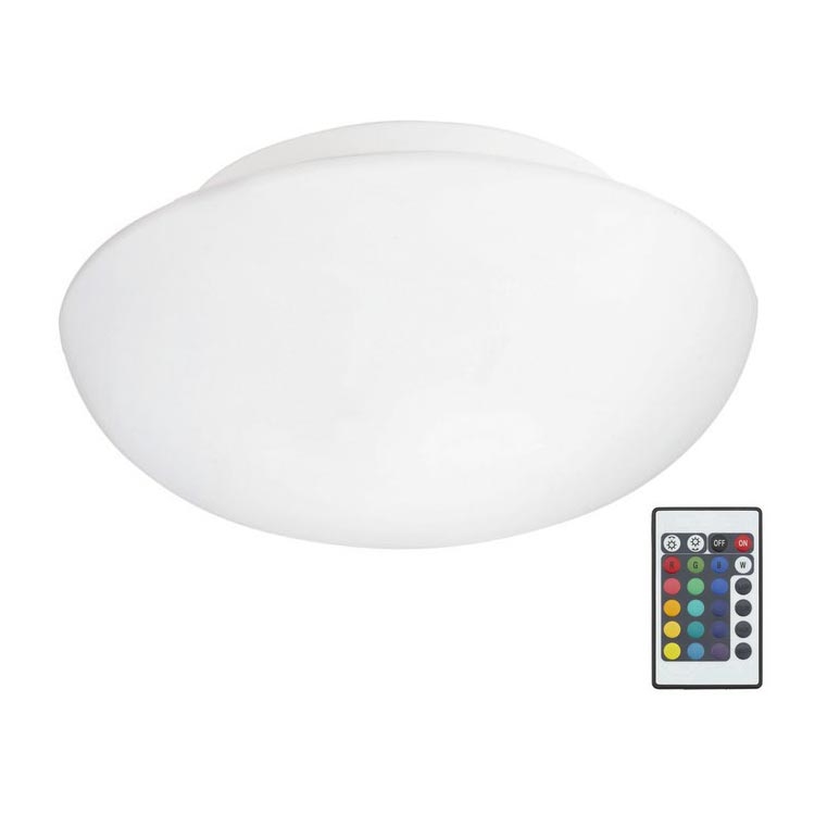 Eglo 75352 - LED loftlampe dæmpbar RGB-farver ELLA-C 2xE27/7,5W/230V + fjernbetjening