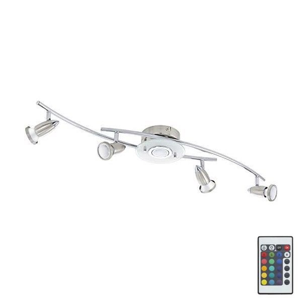 Eglo 75377 - LED RGB Spotlampe dæmpbar VALLIDA-C 5xGU10/4W/230V + fjernbetjening