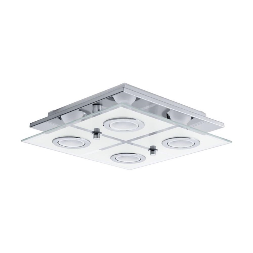 Eglo 75378 - LED RGBW Dæmpbar loftlampe CABO-C 4xGU10/4W/230V + fjernbetjening