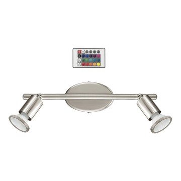 Eglo 75384 - LED spotlamper BUZZ-C 2xGU10/4W/230V