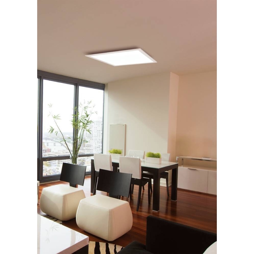 Eglo 75525 - LED lampe m. RGBW-farver dæmpbar SALOBRENA LED/12W/230V + fjernbetjening