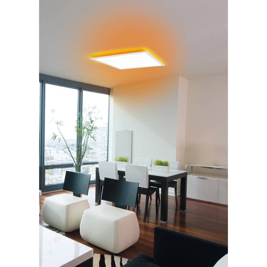 Eglo 75525 - LED lampe m. RGBW-farver dæmpbar SALOBRENA LED/12W/230V + fjernbetjening