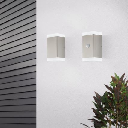 Eglo - Udendørs LED væglampe med sensor 2xGU10/4,6W/230V IP44