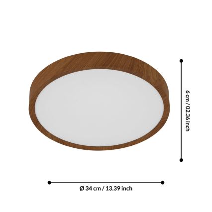 Eglo - LED loftlampe LED/14,6W/230V