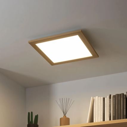 Eglo 75643 - LED loftlampe CALEMAR LED/19W/230V 4000K 43,7 x 43,7 cm eg træ