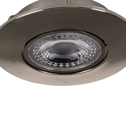 Eglo 75765 - SÆT 3x LED indbygningslampe ZUJAR LED/3,4W/230V mat krom