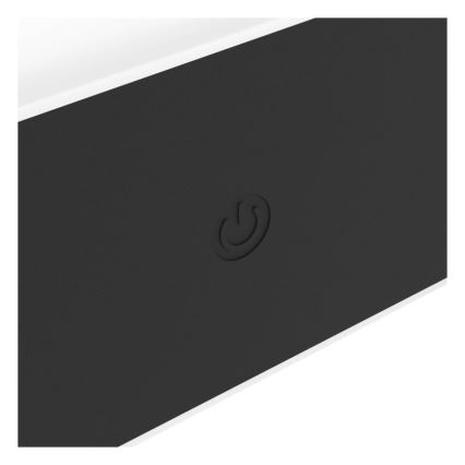 Eglo - Dæmpbar genopladelig berøringsbetjent udendørs væglampe LED/5W/5V 2000 mAh 3000/4000/6500K IP44 sort