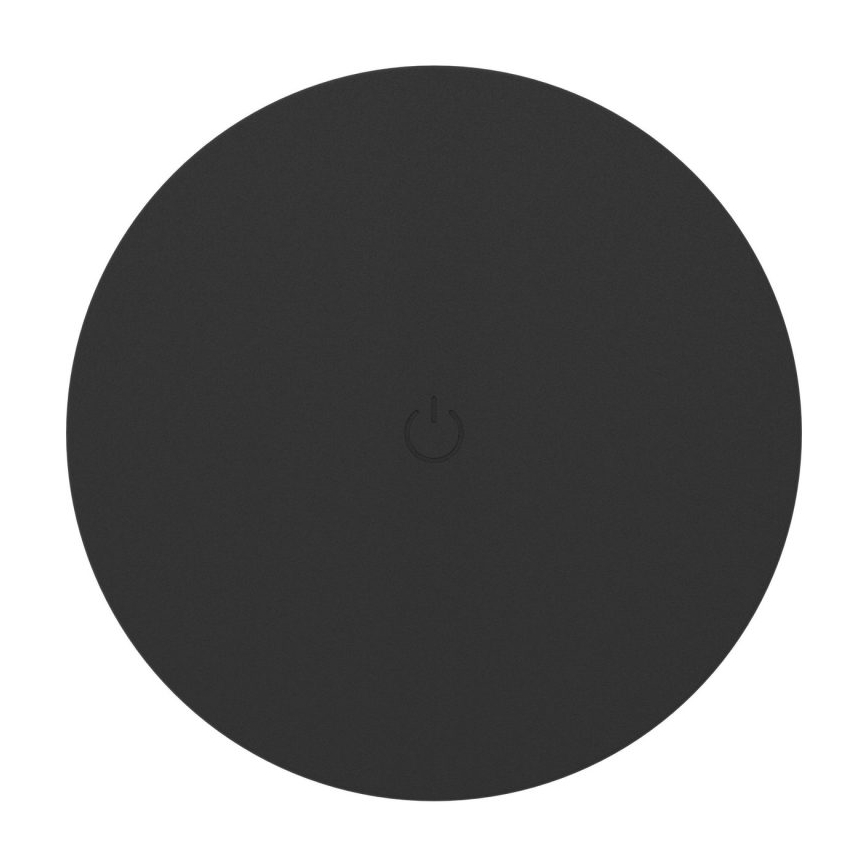 Eglo - Dæmpbar, opladelig, berøringsbetjent udendørs væglampe LED/5W/5V 2000 mAh 3000/4000/6500K IP44 sort