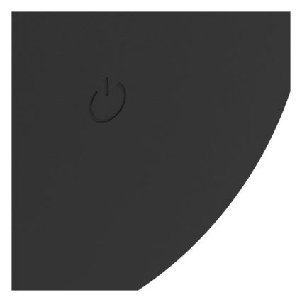 Eglo - Dæmpbar, opladelig, berøringsbetjent udendørs væglampe LED/5W/5V 2000 mAh 3000/4000/6500K IP44 sort