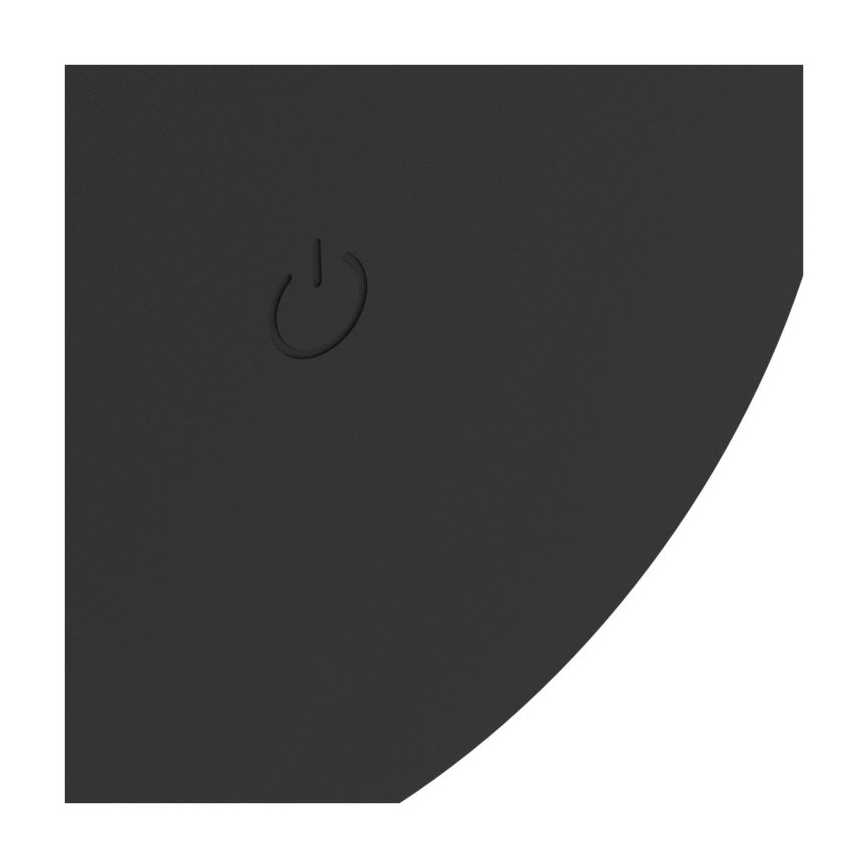 Eglo - Dæmpbar, opladelig, berøringsbetjent udendørs væglampe LED/5W/5V 2000 mAh 3000/4000/6500K IP44 sort