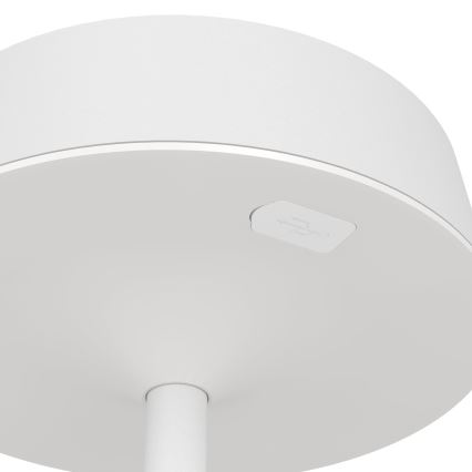 Eglo - LED dæmpbar solcelledrevet genopladelig berøringsbetjent bordlampe LED/3W/5V 3000-6000K 1800 mAh IP44 hvid