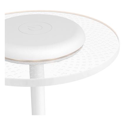 Eglo - LED RGBW dæmpbar genopladelig berøringsbetjent bordlampe LED/5V 2000 mAh hvid