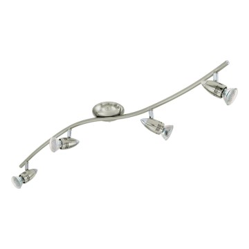 Eglo 78025 - LED spotlampe MAGNUM 4xGU10/3W/230V 3000K mat krom