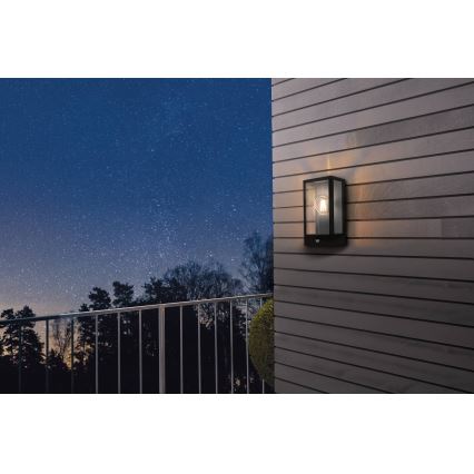 Eglo 780422 - Udendørs væglampe med sensor ALGECIRAS 1xE27/60W/230V IP44