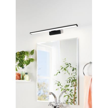 Eglo 780431 - LED spejllampe til badeværelse BETETA LED/11W/230V 60 cm IP44 sort