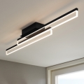Eglo 780433 - LED badeværelsesloftlampe YANGUAS 2xLED/11W/230V 3000K IP44 sort