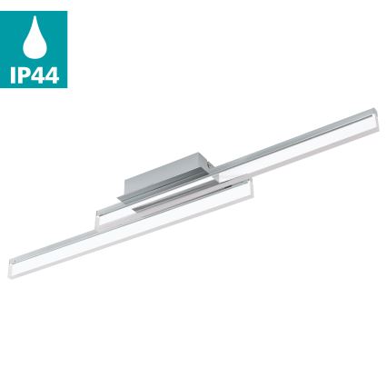 Eglo 780433 - LED loftlampe til badeværelse YANGUAS 2xLED/11W/230V 3000K IP44 mat krom