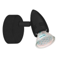 Eglo 780443 - LED vægspot SABADELL 1xGU10/2,8W/230V 3000K sort