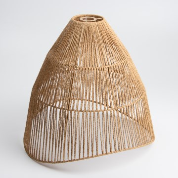 Eglo 781102 - Erstatningslampskærm til KERIA-armatur, Ø 50 cm, brun