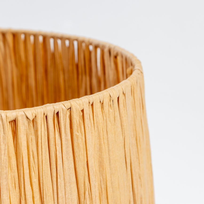 Universal lampeskærm KERIA, Ø 30 cm, raffia