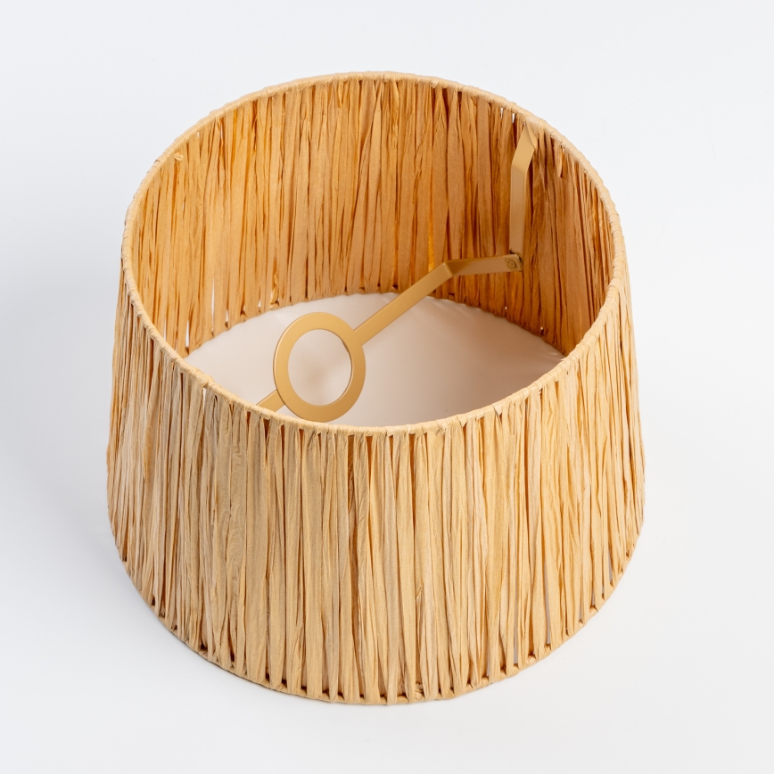 Universal lampeskærm KERIA, Ø 30 cm, raffia