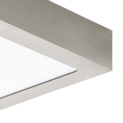 Eglo 78215 - LED loftlampe FUEVA LED/10,9W/230V 17x17 cm mat krom