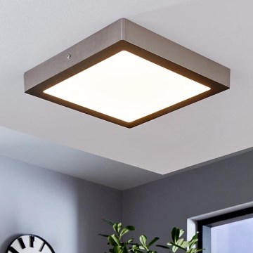Eglo 78218 - LED-loftlampe FUEVA LED/22W/230V 30x30 cm mat krom