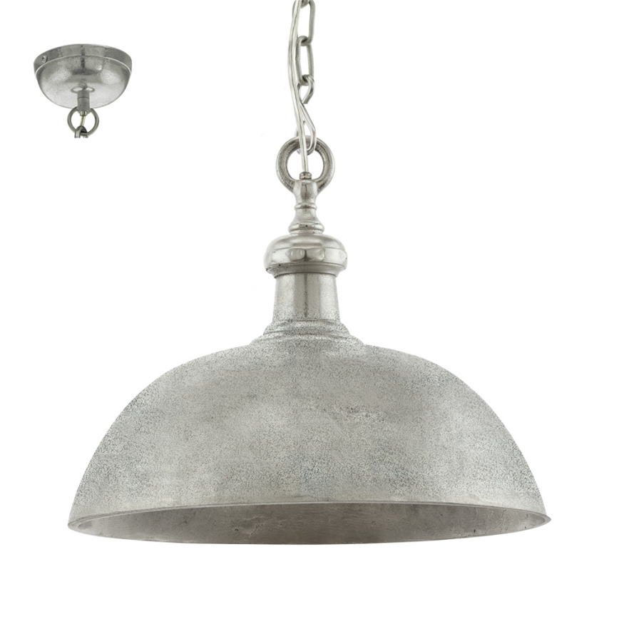 Eglo 78301 - Lysekrone i snor EASINGTON 1xE27/60W/230V Ø 500 mm