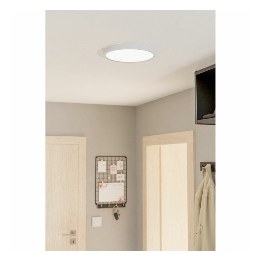 Eglo 78669 - LED loftlampe FUEVA LED/20,5W/230V Ø 28,5 cm hvid