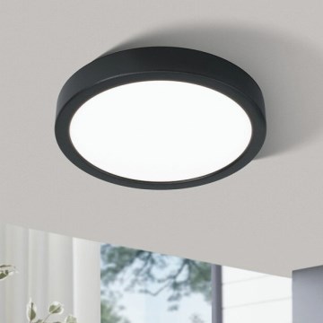Eglo 78676 - LED loftlampe FUEVA LED/17W/230V Ø 21 cm sort