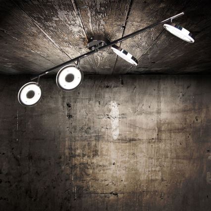 Eglo 78684 - LED-spot DORNES 4xLED/4,5W/230V blank krom