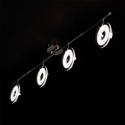 Eglo 78684 - LED-spot DORNES 4xLED/4,5W/230V blank krom