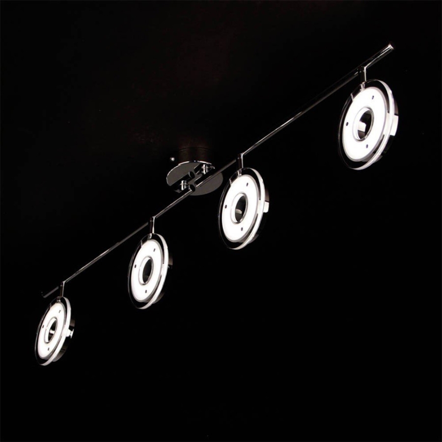 Eglo 78684 - LED-spot DORNES 4xLED/4,5W/230V blank krom