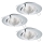 Eglo 78708 - SÆT 3x LED indbygningslampe TEDO 1xGU10/5W/230V