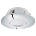 Eglo 78742 - LED hængende loftslampe PINEDA 1xLED/12W/230V blank krom