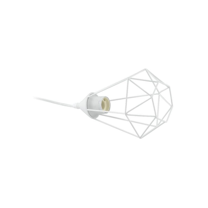 Eglo 79085 - BYRON bordlampe til stikkontakt 1xE27/60W/230V hvid