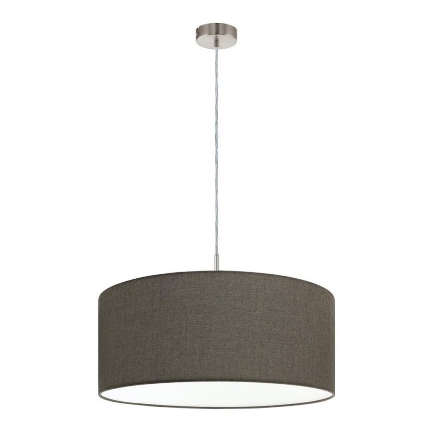 Eglo 79126 - Lysekrone i en snor PASTERI 1xE27/60W/230V brun