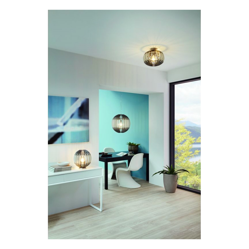 Eglo 79137 - Loftlampe OLMERO 1xE27/60W/230V grå og hvid