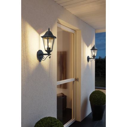 Eglo 79267 - Udendørs væglampe NAVEDO 1xE27/60W/230V IP44