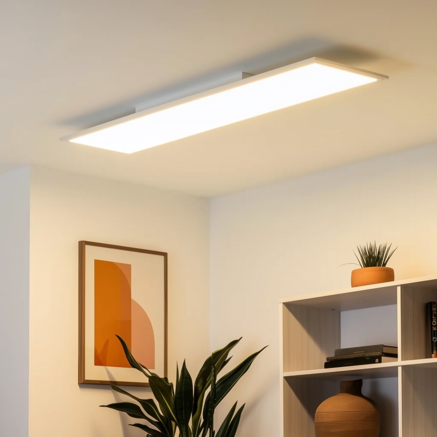 Eglo 79328 - LED loftlampe SALOBRENA-RW LED/34W/230V 2700/4000K 120x30 cm hvid