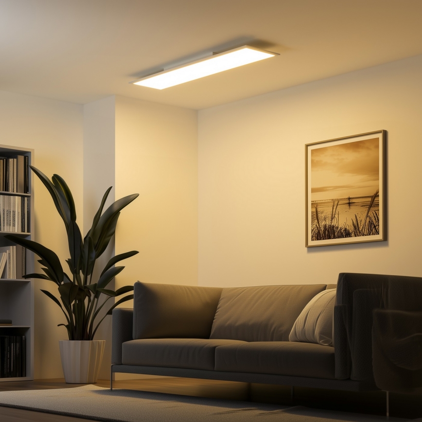 Eglo 79328 - LED loftlampe SALOBRENA-RW LED/34W/230V 2700/4000K 120x30 cm hvid