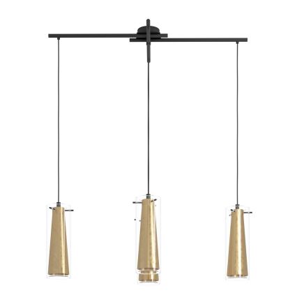 Eglo 79344 - Pendel PINTO GOLD 4xE27/40W/230V guldfarvet